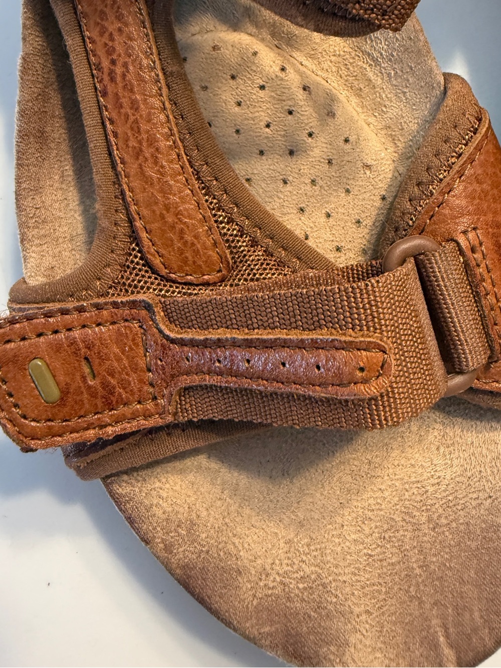 Earth Spirit Adelaide Brown Leather Casual Strap Leather Sandals Womens 8.5 - Picture 4 of 11